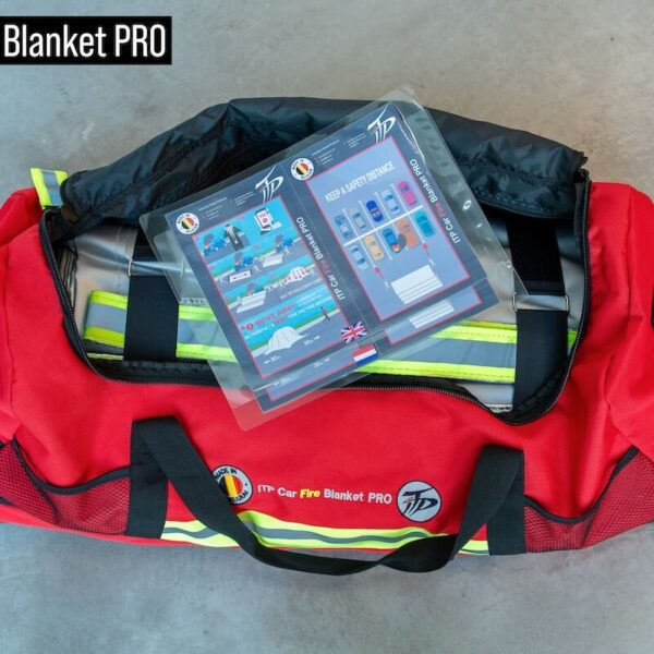 Pătură premium anti incendiu pentru autovehicule electrice